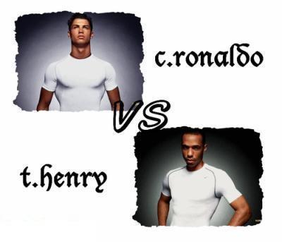 c ronaldo vs  t henry